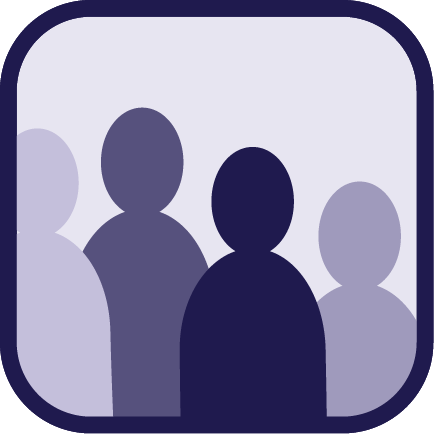 Commoners standing together