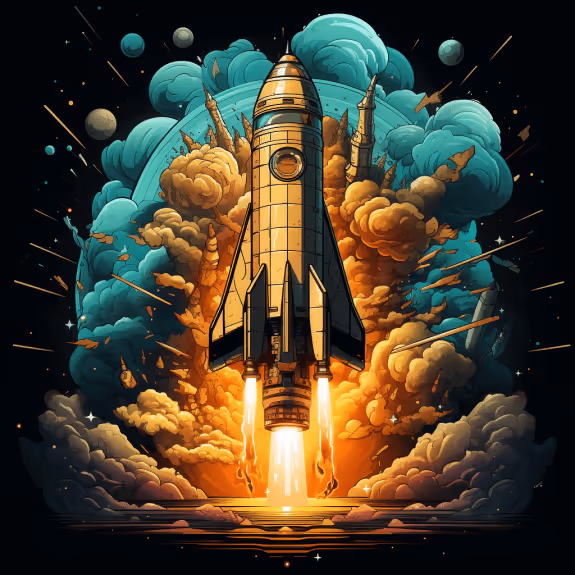 A vibrant image depicting the ascent of Bitcoin, intertwined with the budding realm of crypto recruitment.