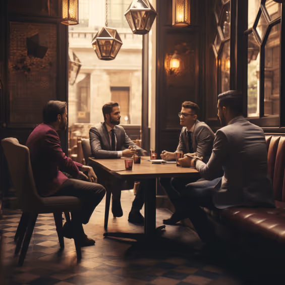 Young professionals engaged in discussions about crypto recruitment trends, exploring the path from Daos to Paydays.