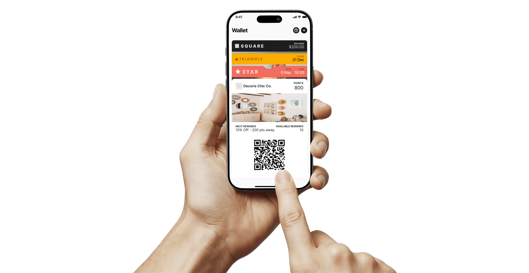Worthify digital loyalty pass saved to Apple Wallet, giving customers easy access to rewards.