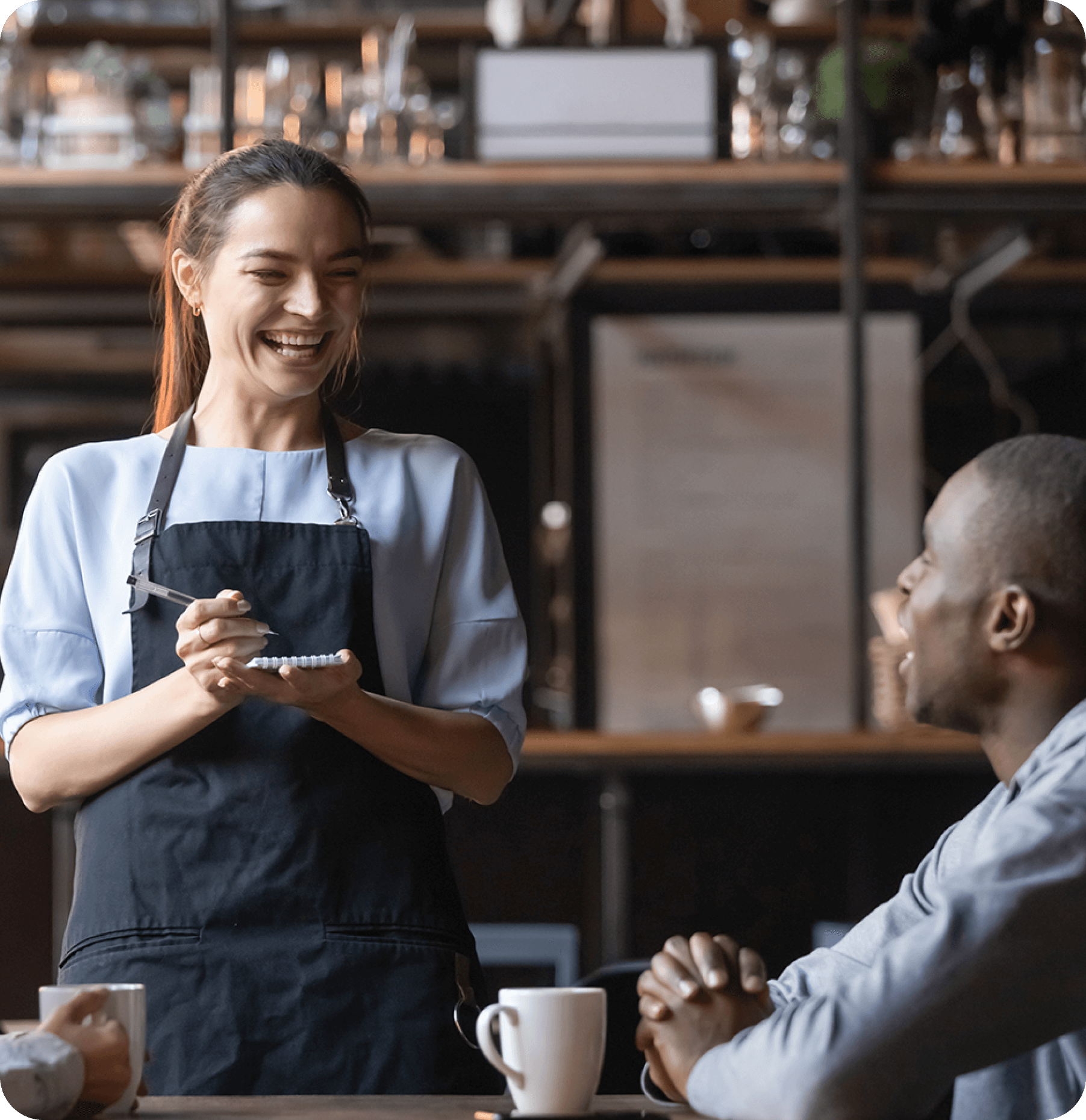 Independent restaurant owner serving guests with Worthify loyalty program driving repeat bookings.