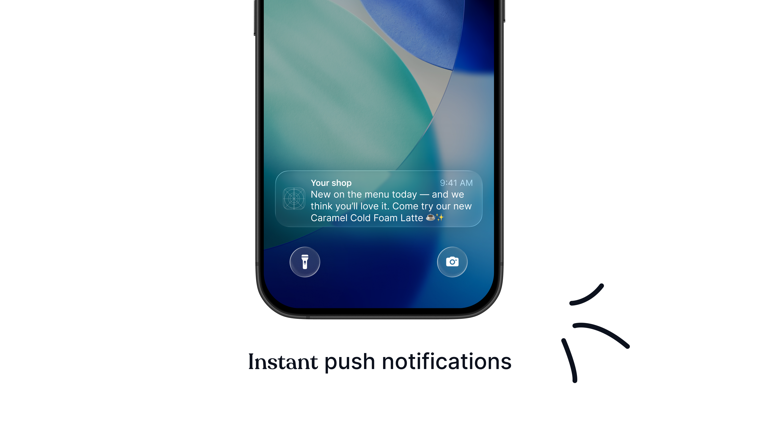 A digital wallet pass saved on a customer’s phone, enabling a business to send direct updates, announcements, and reasons to return without apps or ads.