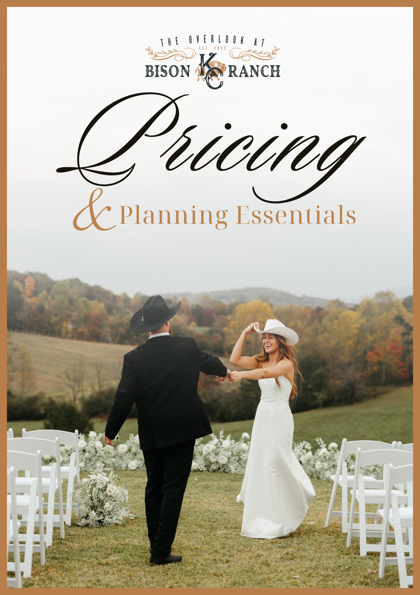 pricing guide cover for The Overlook at KC Bison Ranch