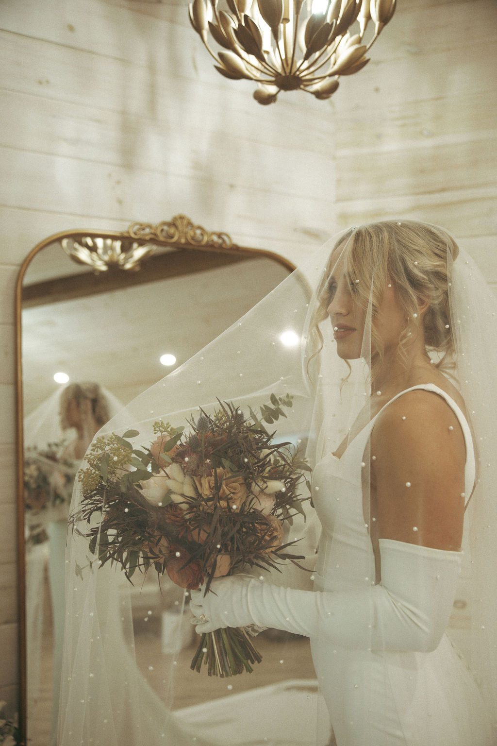 Wedding ceremony on pond at Satolah Creek Farm wedding venue in North Georgia