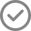 gray scale check icon