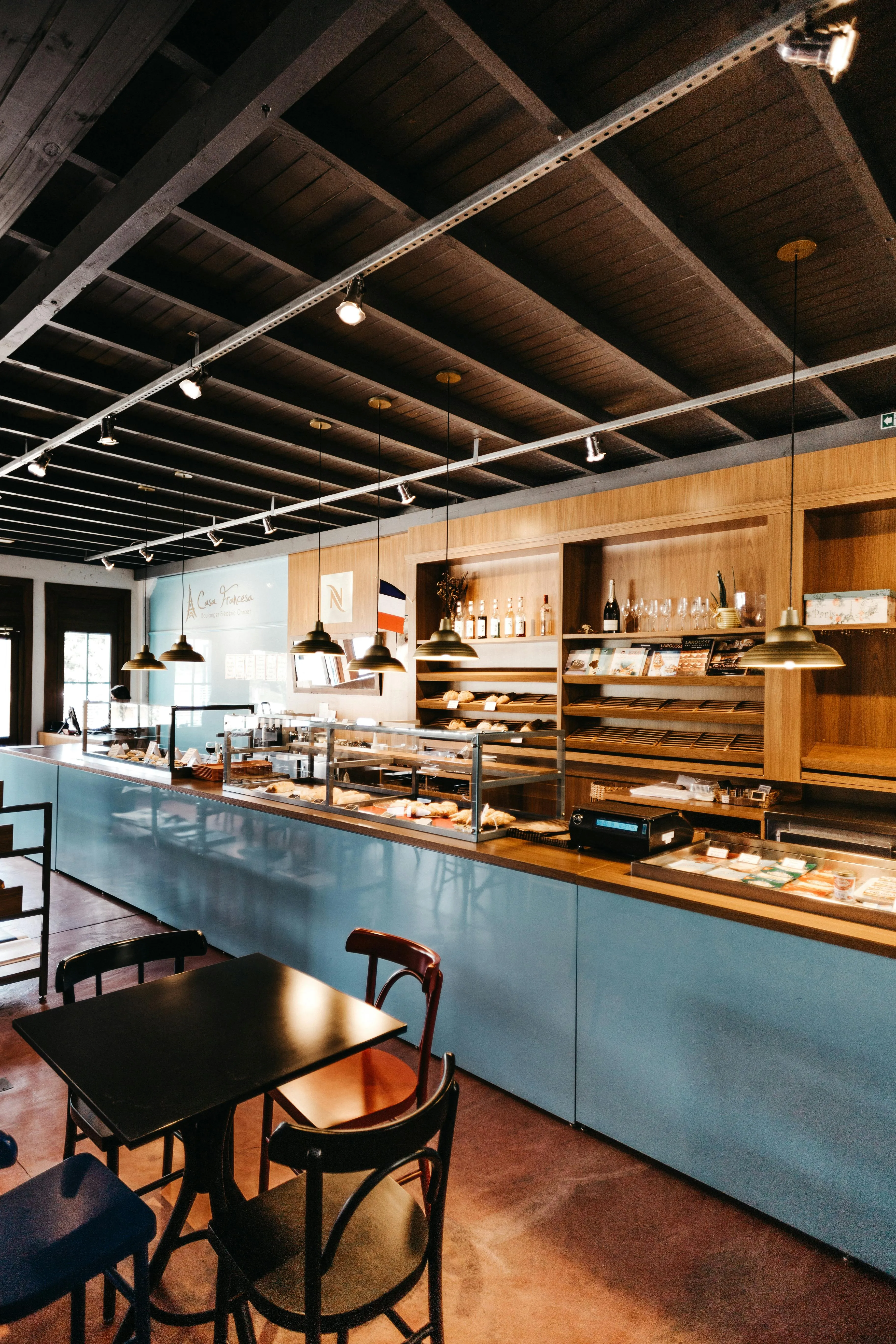 interior of a cafe franchise