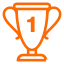 first place trophy icon