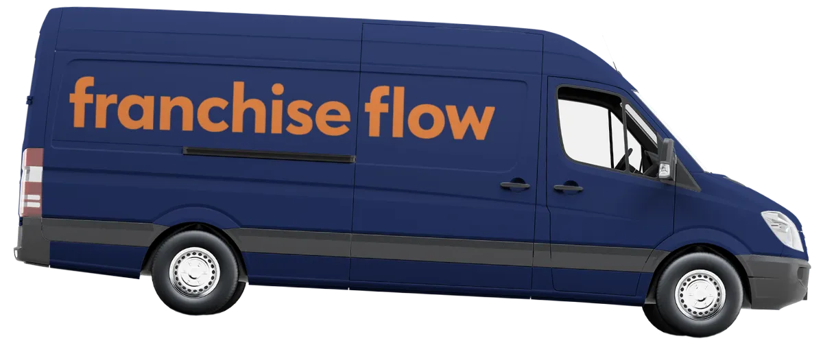 franchise flow wrapped van