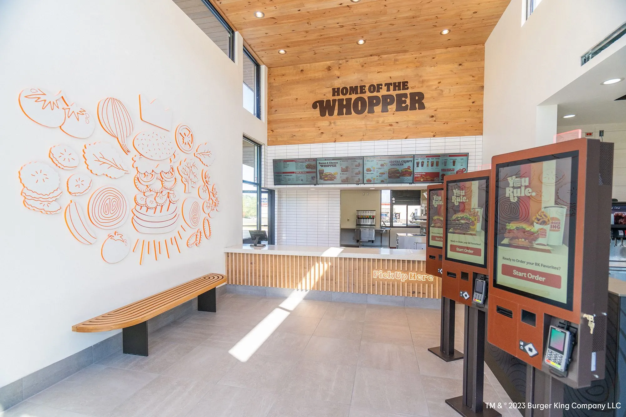 Burger King's new store design