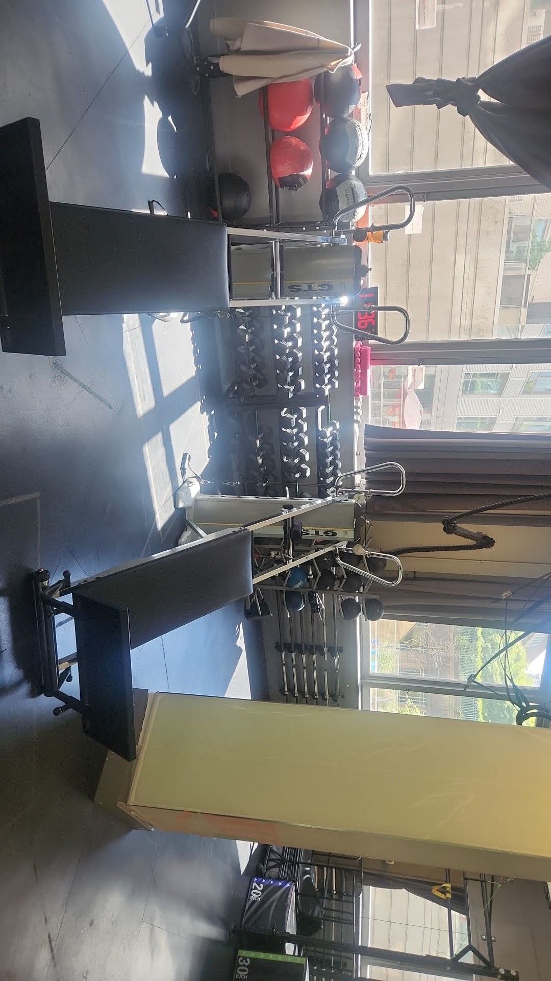 TSquared Training studio equipment in The Sun Tower, Downtown Vancouver