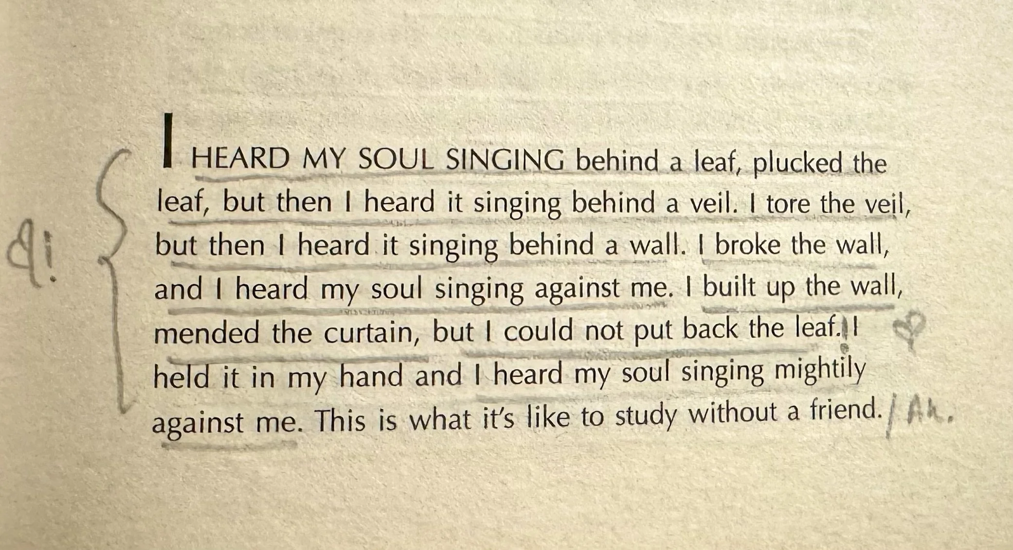 Poem from Book of Mercy by Leonard Cohen