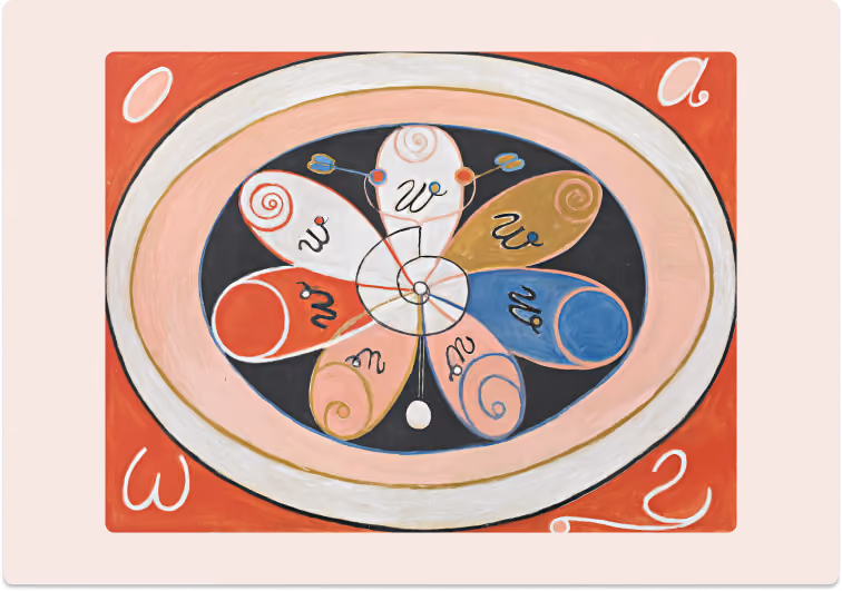 Group VI, Evolution, No. 15 by Hilma af Klint (1908)