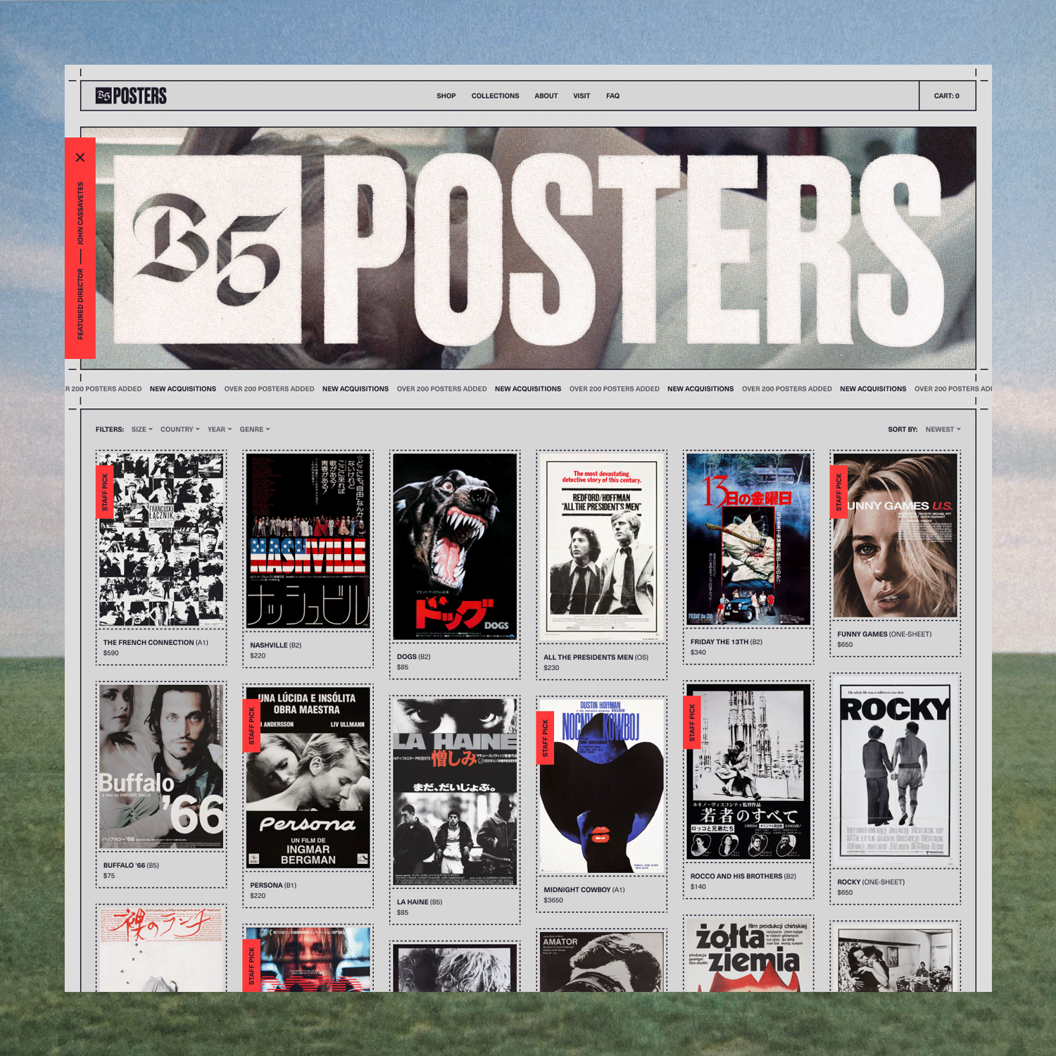 Website for B5 Poster