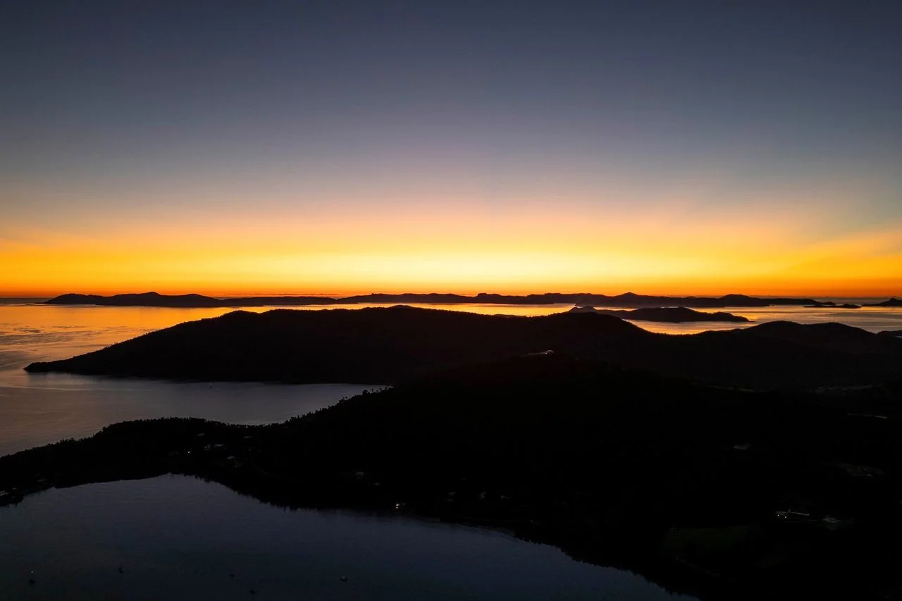 Sunrise in Airlie Beach this morning