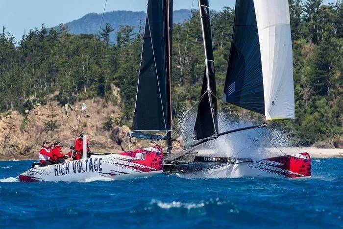 Fast boats ready for take-off at Airlie Beach Race Week