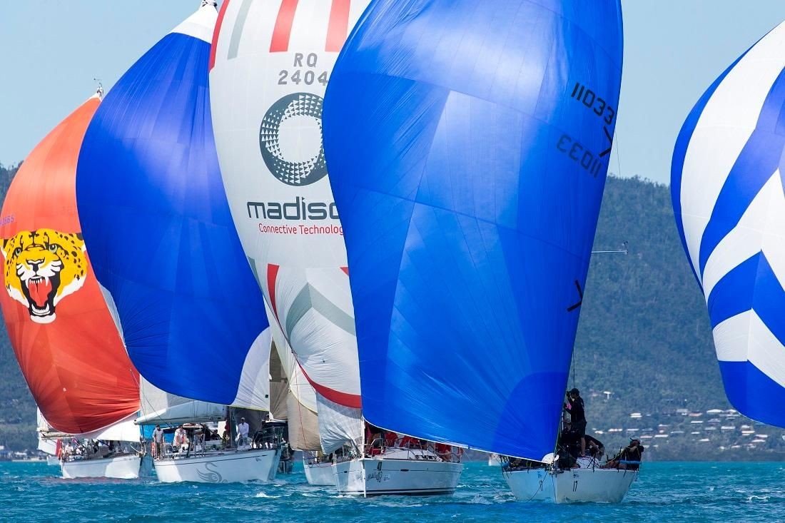 ||Back in Black and The Boat Works battling it out on Day 2 of Airlie Beach Race Week - Photo: Andrea Francolini|||Ullman Sails at Airlie Beach Race Week 2019, Day 2 - Photo: Andrea Francolini