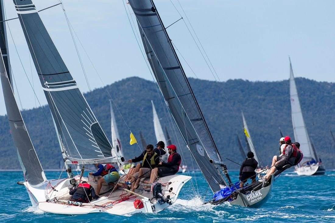 Vivace and Crank at Airlie Beach Race Week 2019 - Photo: Andrea Francolini||Post race celebrations at the Whitsunday Sailing Club - Photo: Andrew Pattinson / Vampp Photography|REO Speedwagon - Photo: Andrea Francolini