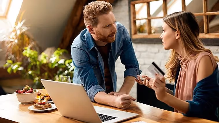 Higher earning female partner