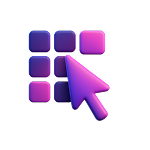 3D Layout Icon
