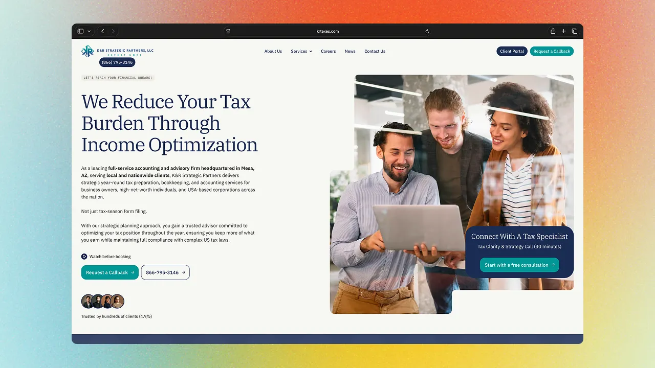 KR Taxes Project Photo