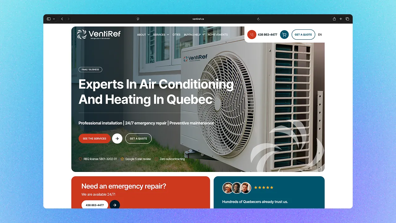 Ventiref Project Photo