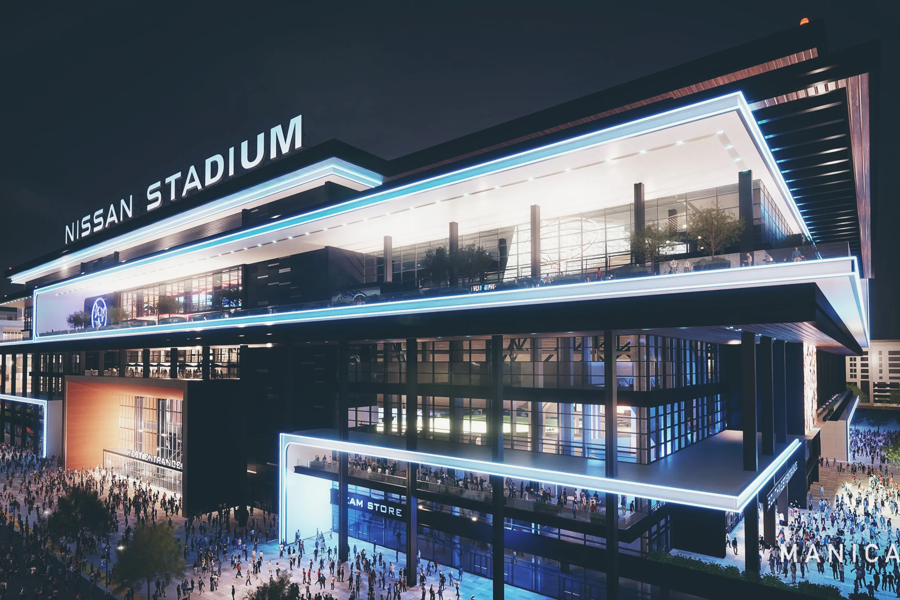 The Tennessee Titans' Game-Changing New Nissan Stadium