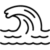 Green sea peel icon