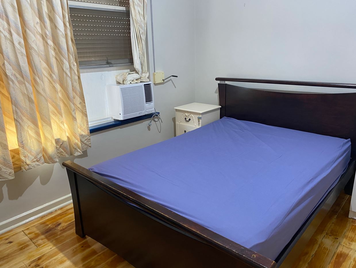 Bedroom with double bed and window