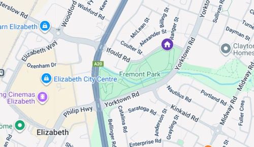 Map Elizabeth Park Area Map in Elizabeth Park – photo from Iris Property Management portfolio.