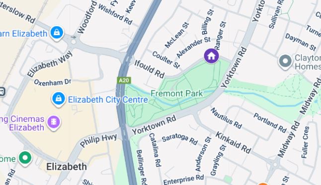 Map Elizabeth Park Area Map in Elizabeth Park – photo from Iris Property Management portfolio.