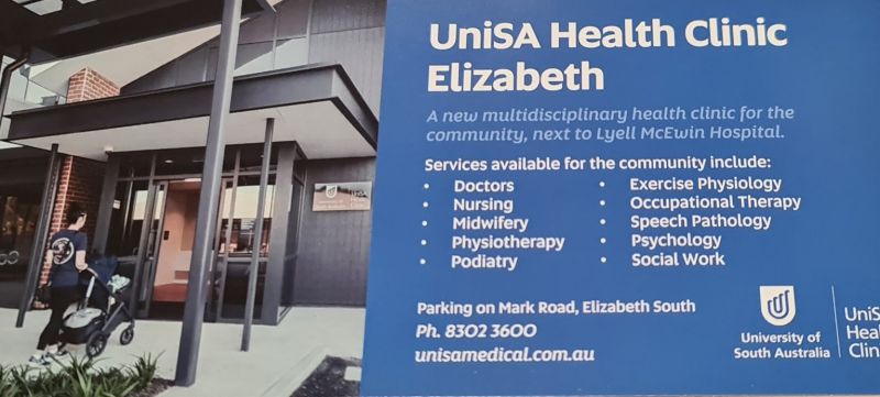 UniSA Health and Medical Clinic (Bulk Bill - Elizabeth South) in Elizabeth Grove