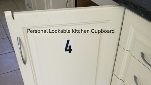 Murray Bridge share house Personal Lockable Kitchen Cupboard (Room 4)