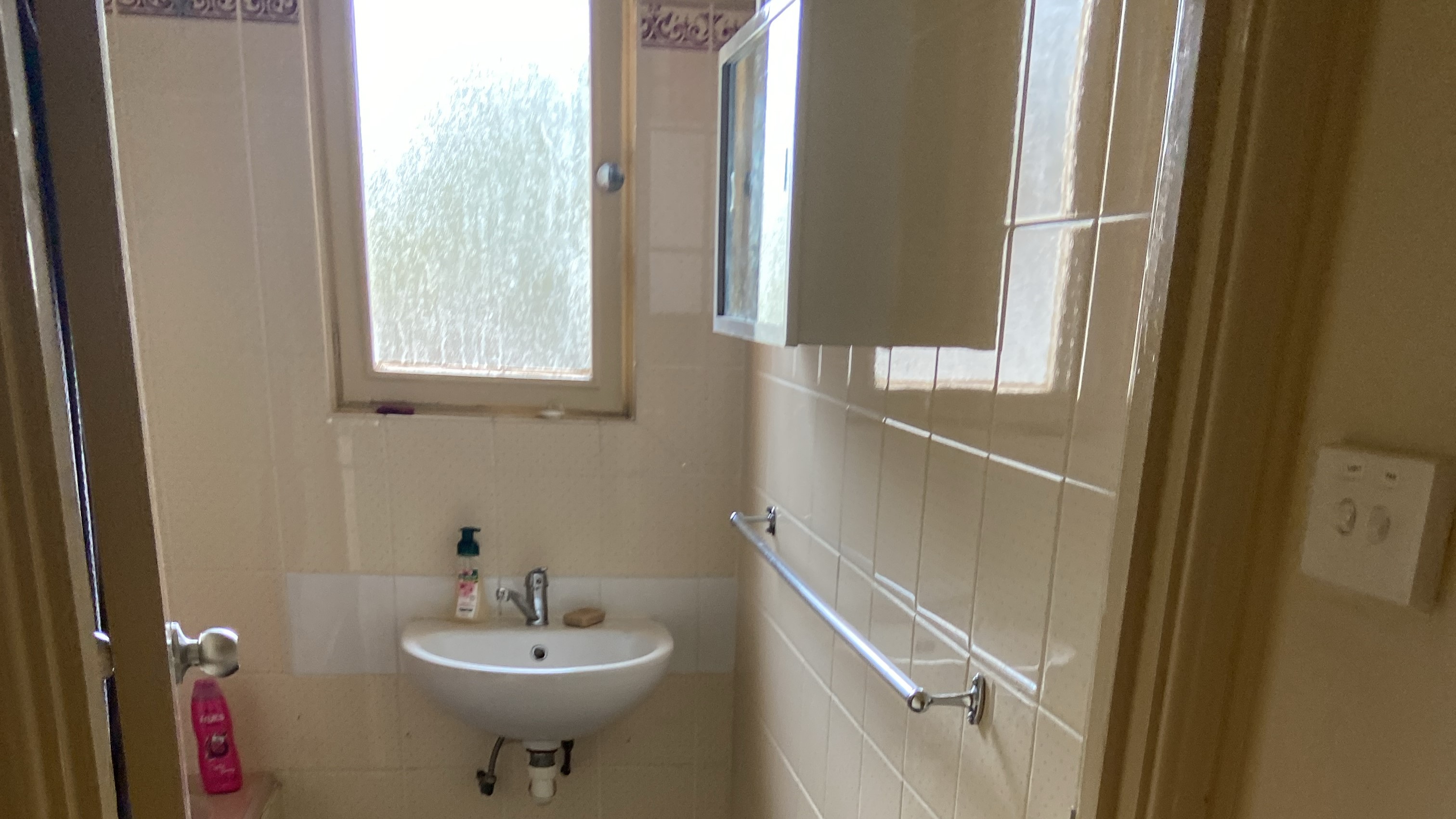 "Elizabeth Downs share house Bathroom Vanity and   Mirror shared space"