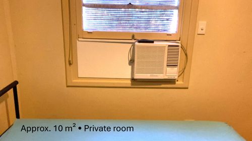 "Elizabeth Downs share house Bedroom Window and Air Conditioner"