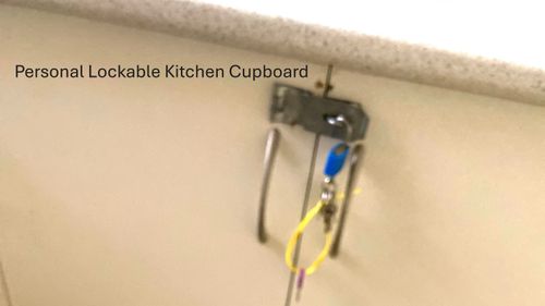 "Elizabeth Downs share house Personal Lockable Kitchen Cupboard"