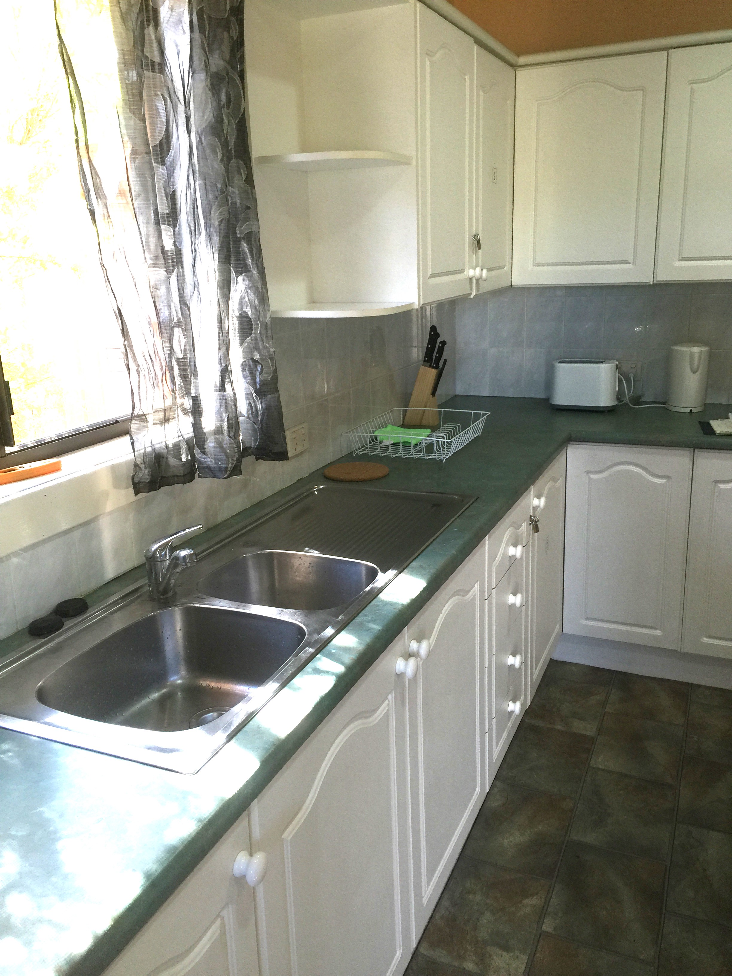 Christies Beach share house Kitchen Bench and Sink shared space