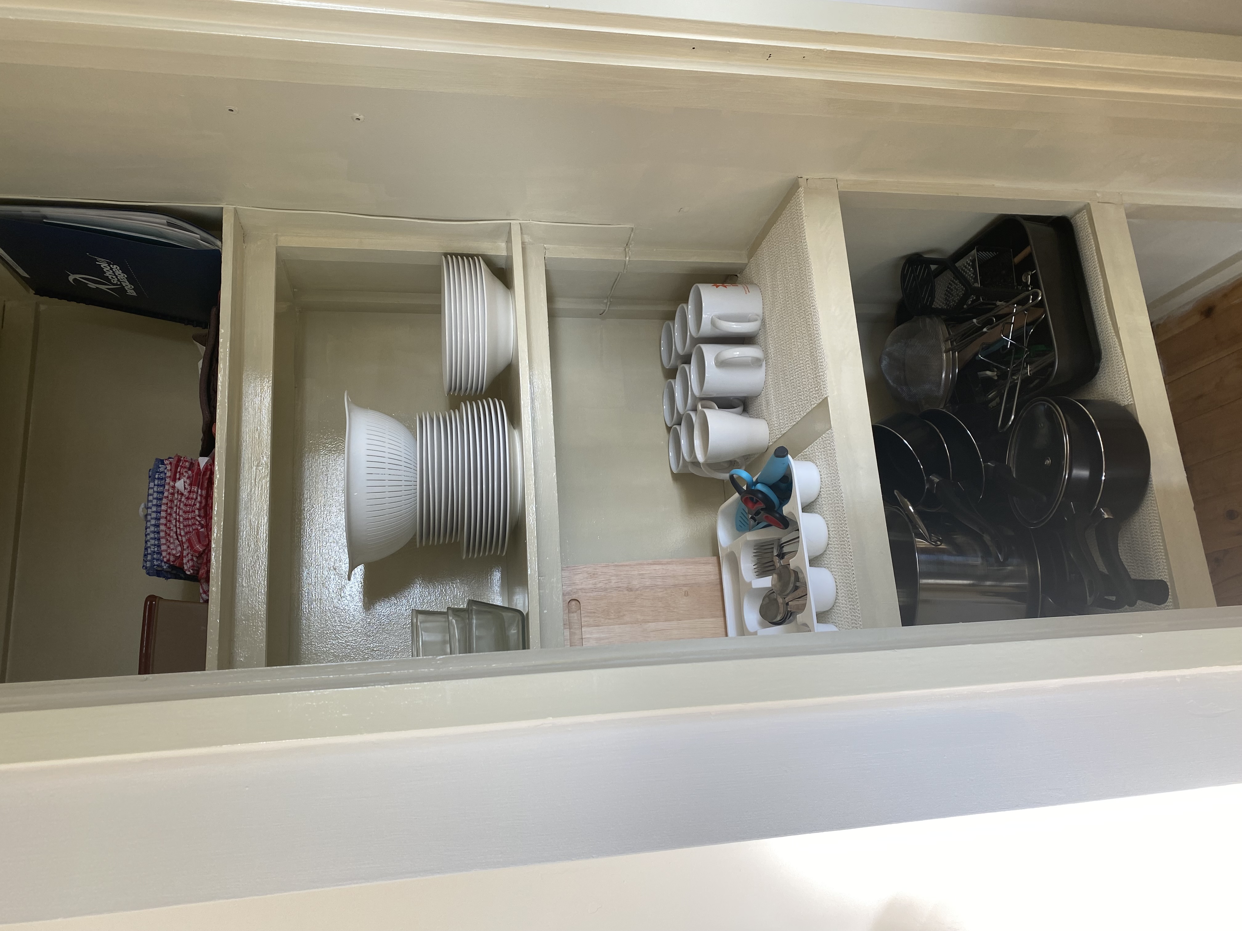 Reynella share house Kitchen Storage Shelving shared space