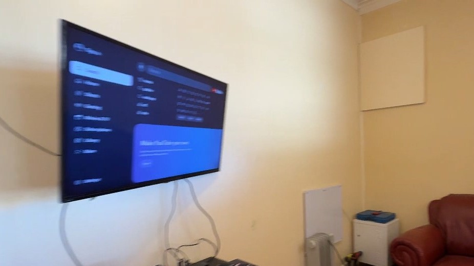 Salisbury Downs share house Shared lounge with wall-mounted TV shared space