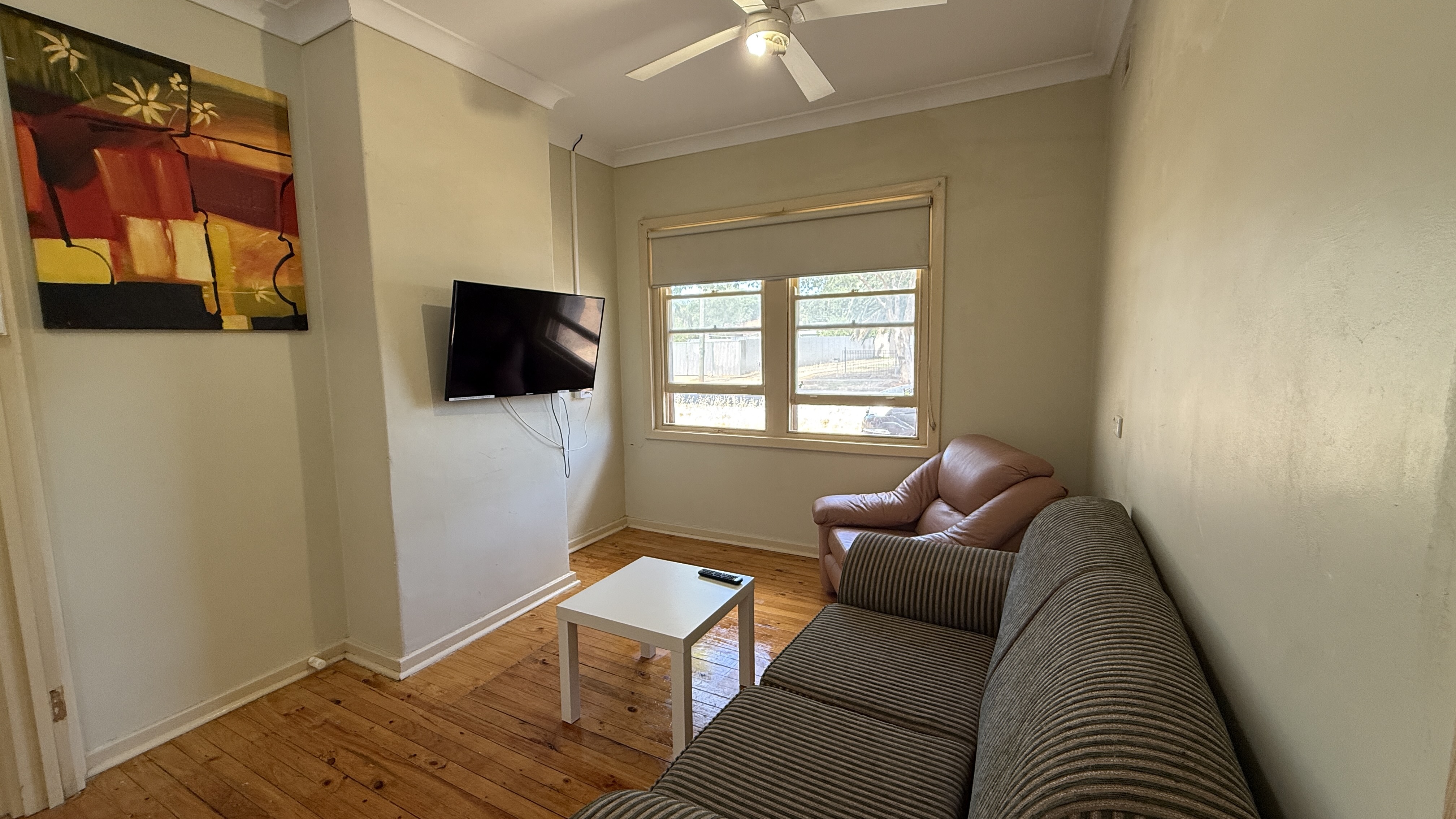 Elizabeth Grove share house Shared lounge sofa TV