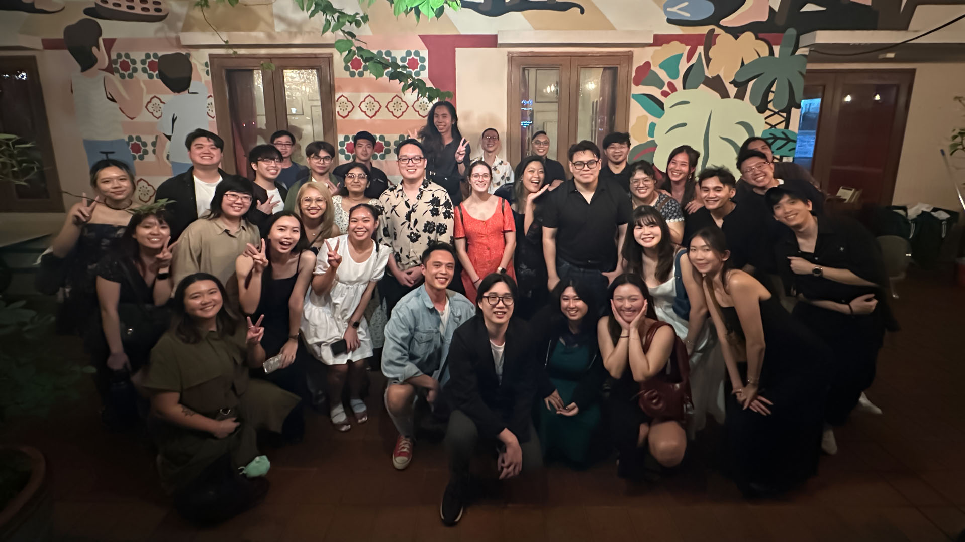 Photo of JUO Team members during 2024 Christmas Dinner, compressed.