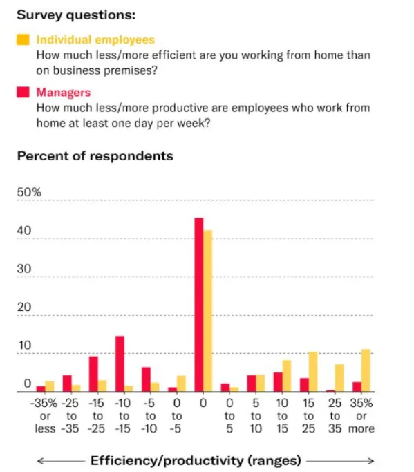 Divergent Views on How Remote Work Affects Productivity​
