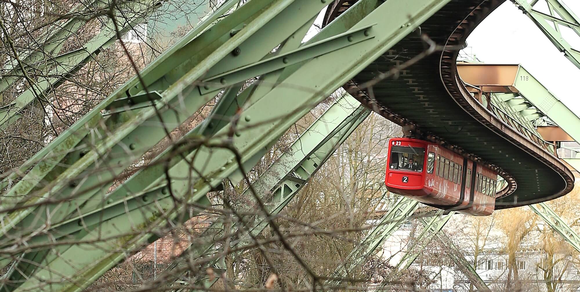 Magnetschwebebahn von Wuppertal