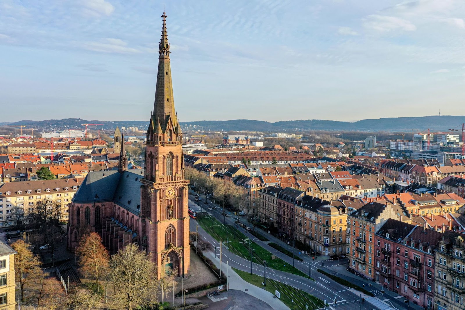 Skyline von Karlsruhe