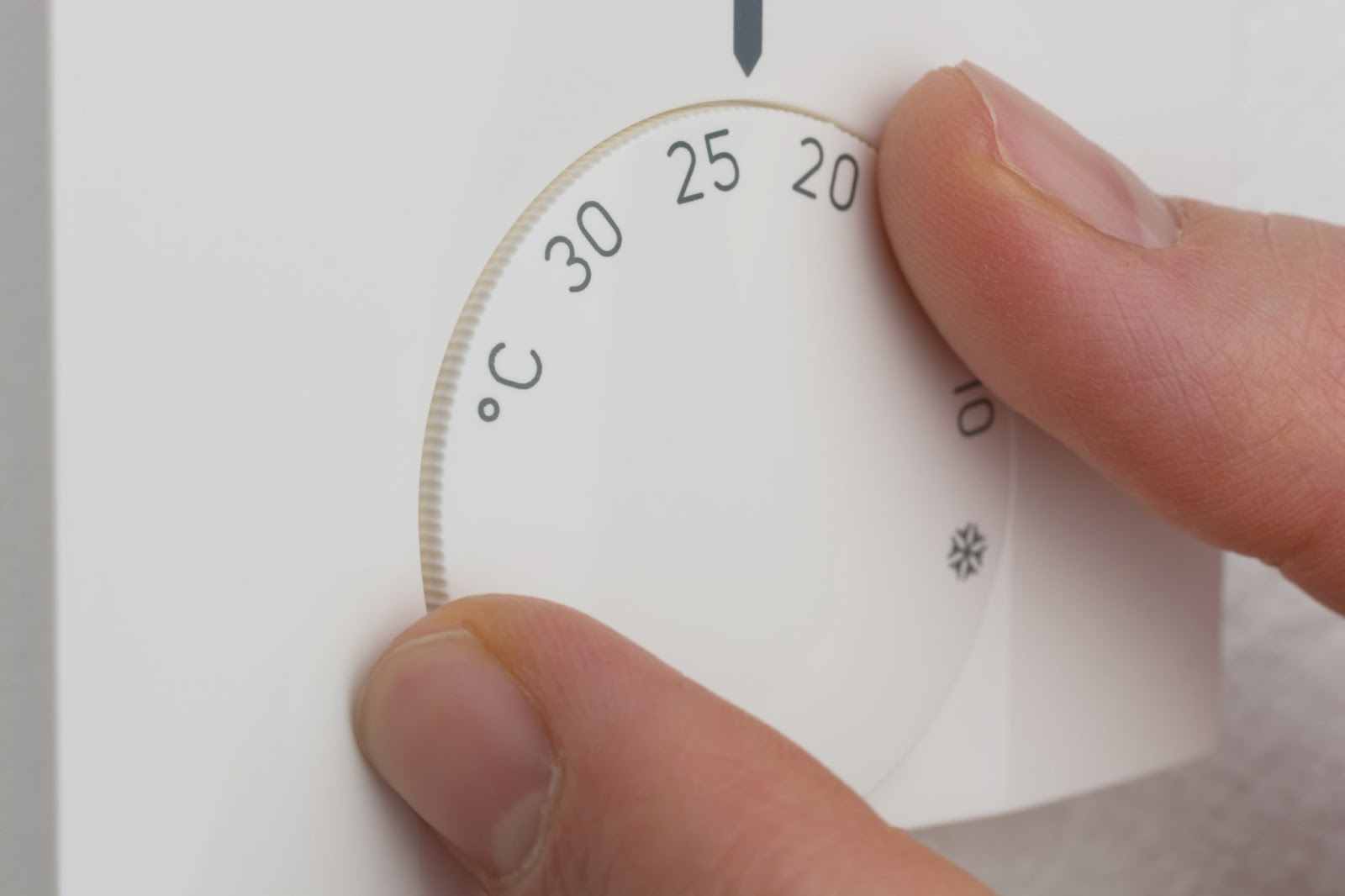 Thermostat von einer Wärmepumpe