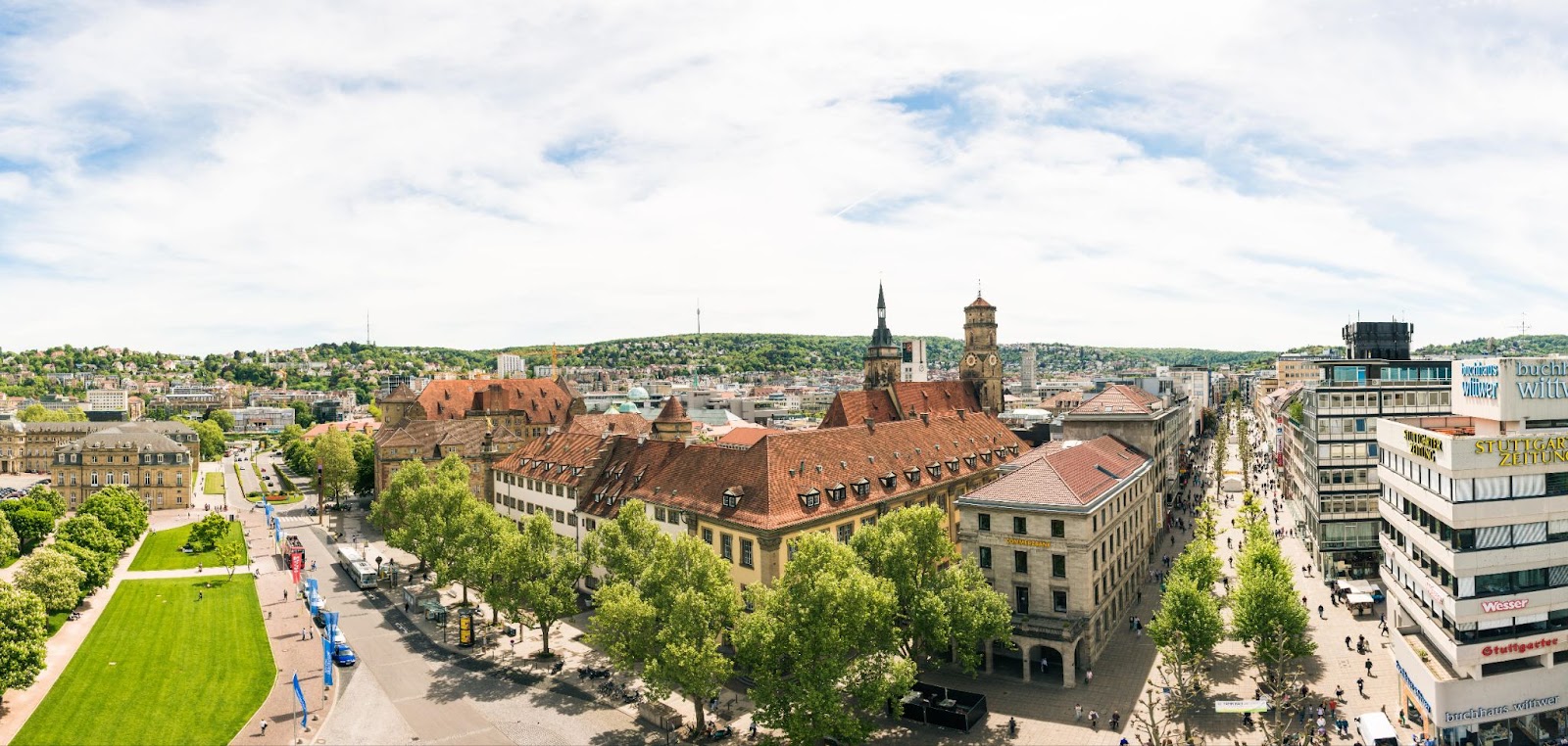 Luftaufnahme von Stuttgart