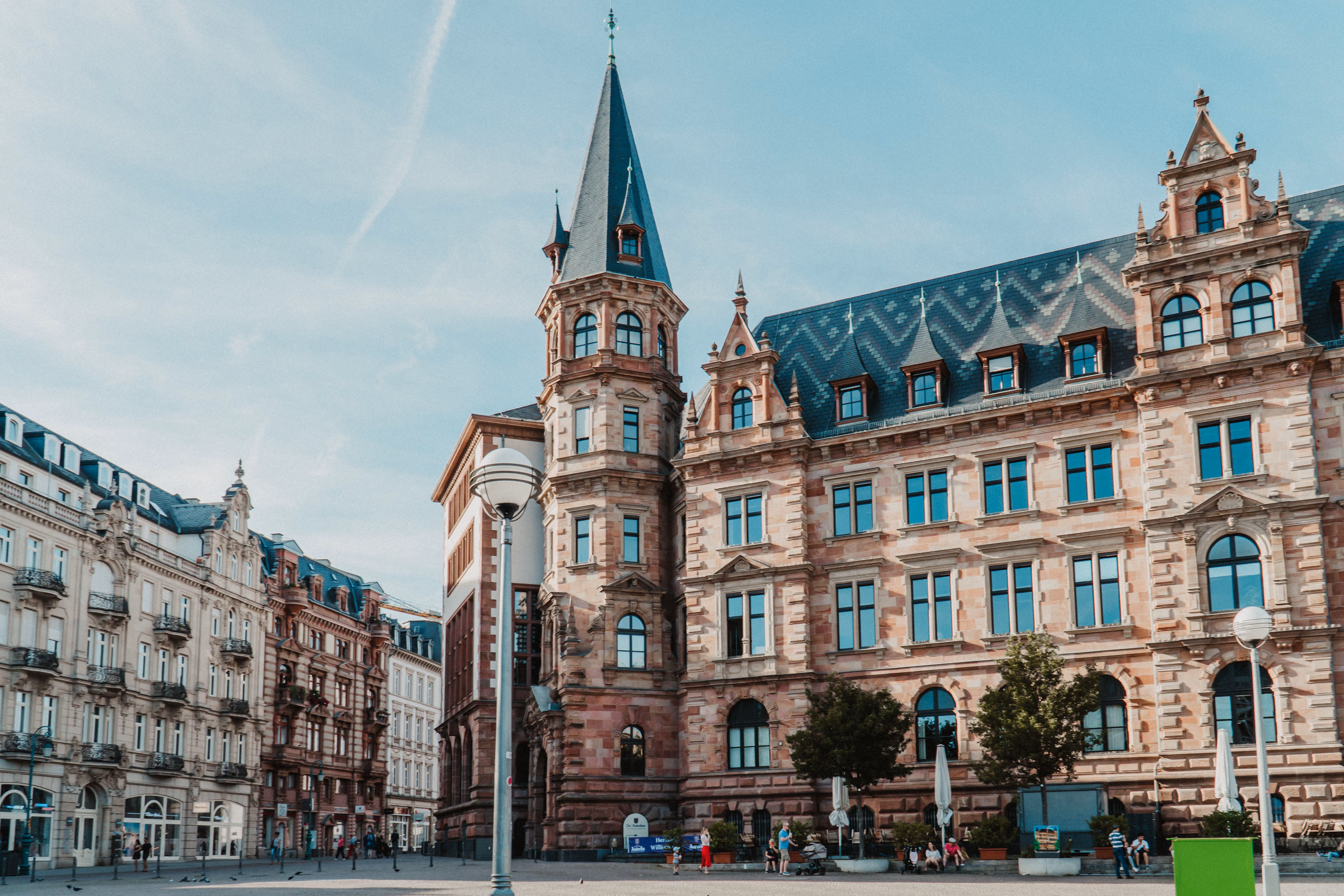 Aufnahme vom Rathaus Wiesbaden