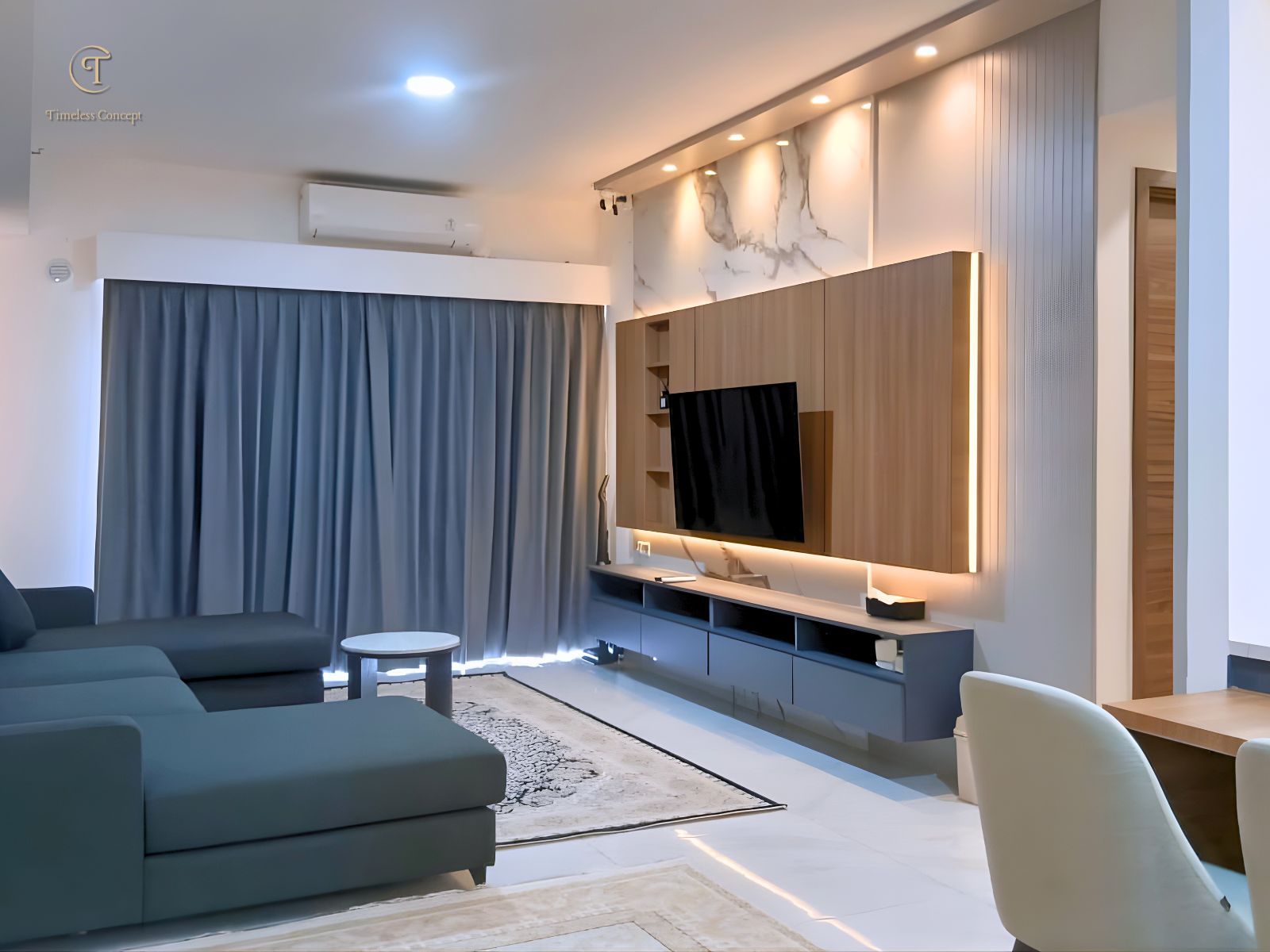 Modern Luxury Living Sentuhan Marble, Aksen Gold, & Furnitur Built-In Premium untuk Hunian Elegan dan Nyaman