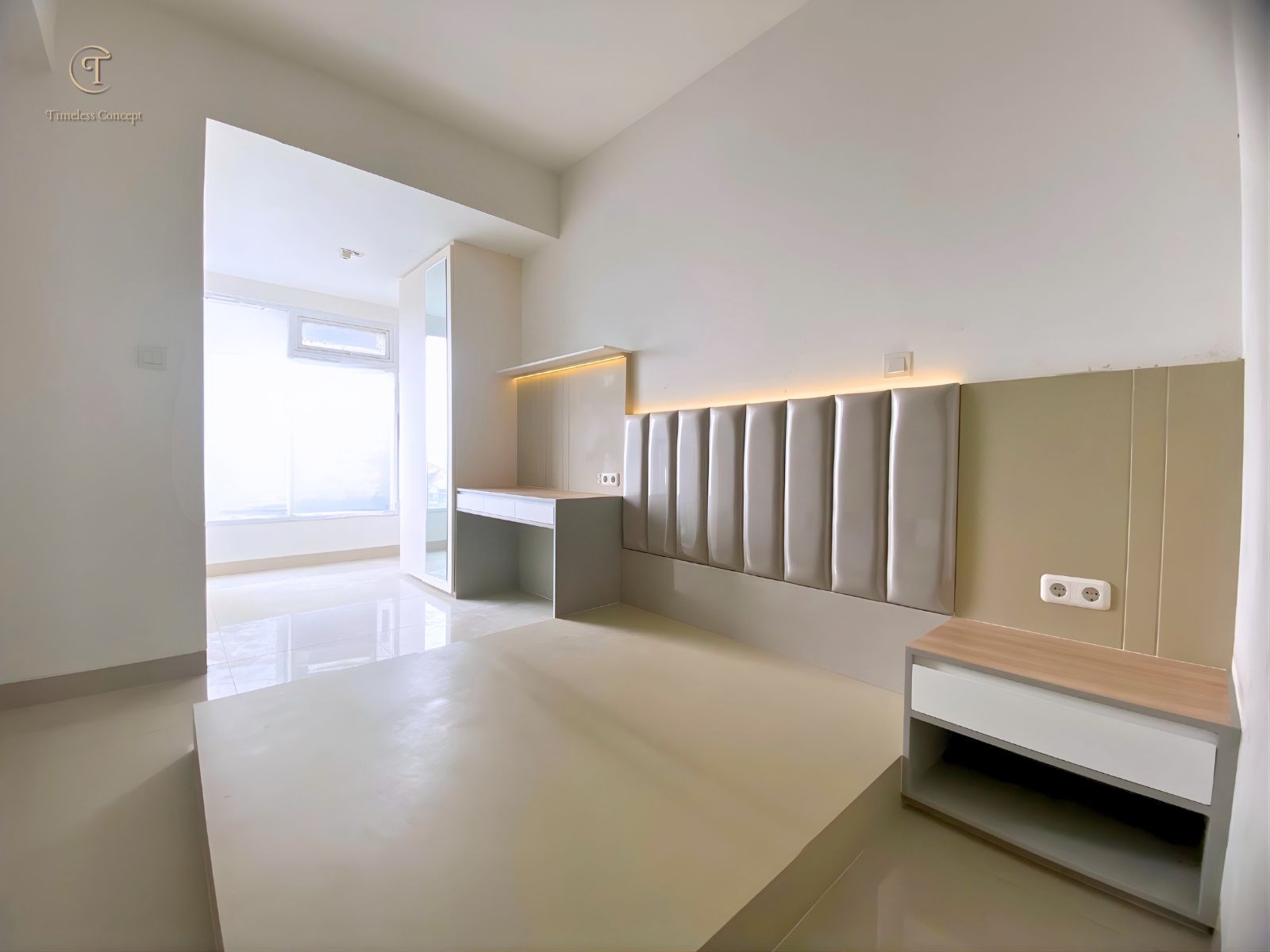 Desain Kamar Minimalis Modern Ruang Lebih Luas, Tampilan Lebih Bersih, Nuansa Elegan & Fungsional