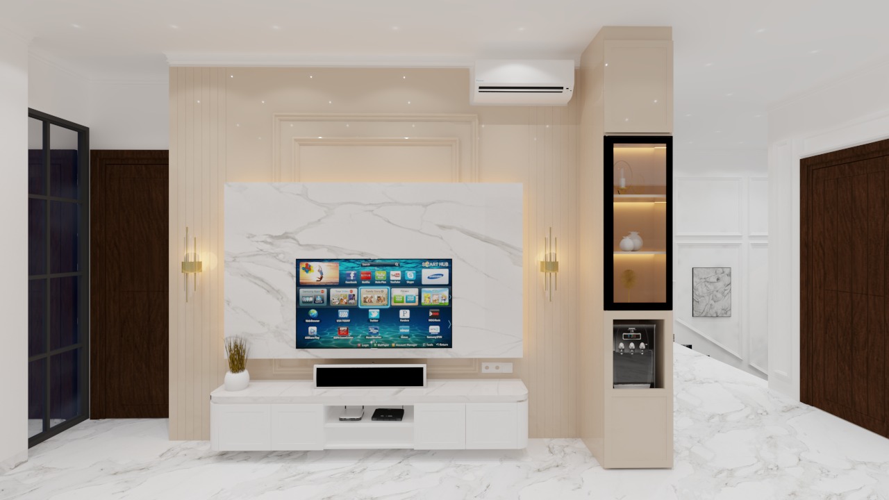 A Living Room Designed with Soft Elegance, Thoughtful Details, and a Timeless Atmosphere Currently Work in Process