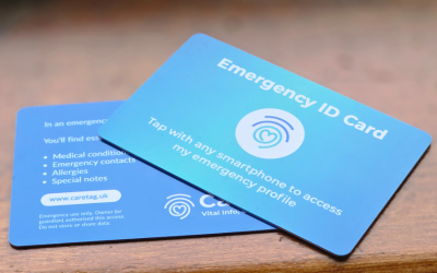 emergency id card caretag